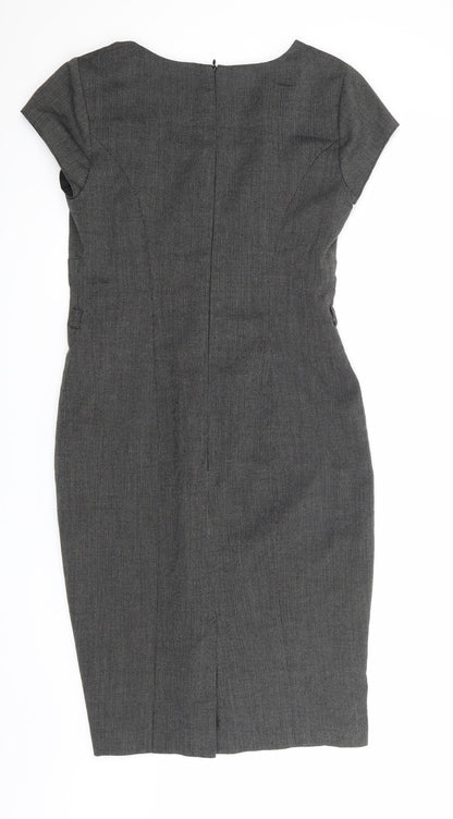 Sophie Grey Womens Grey   A-Line  Size 10
