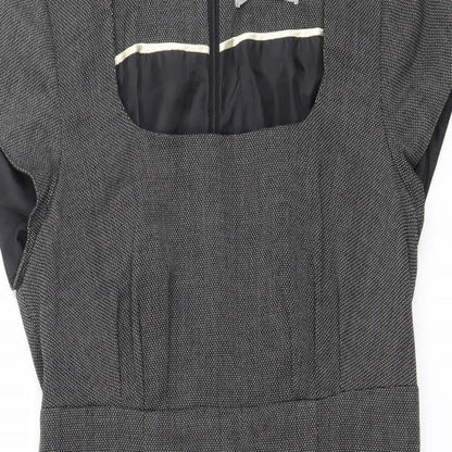 Sophie Grey Womens Grey   A-Line  Size 10