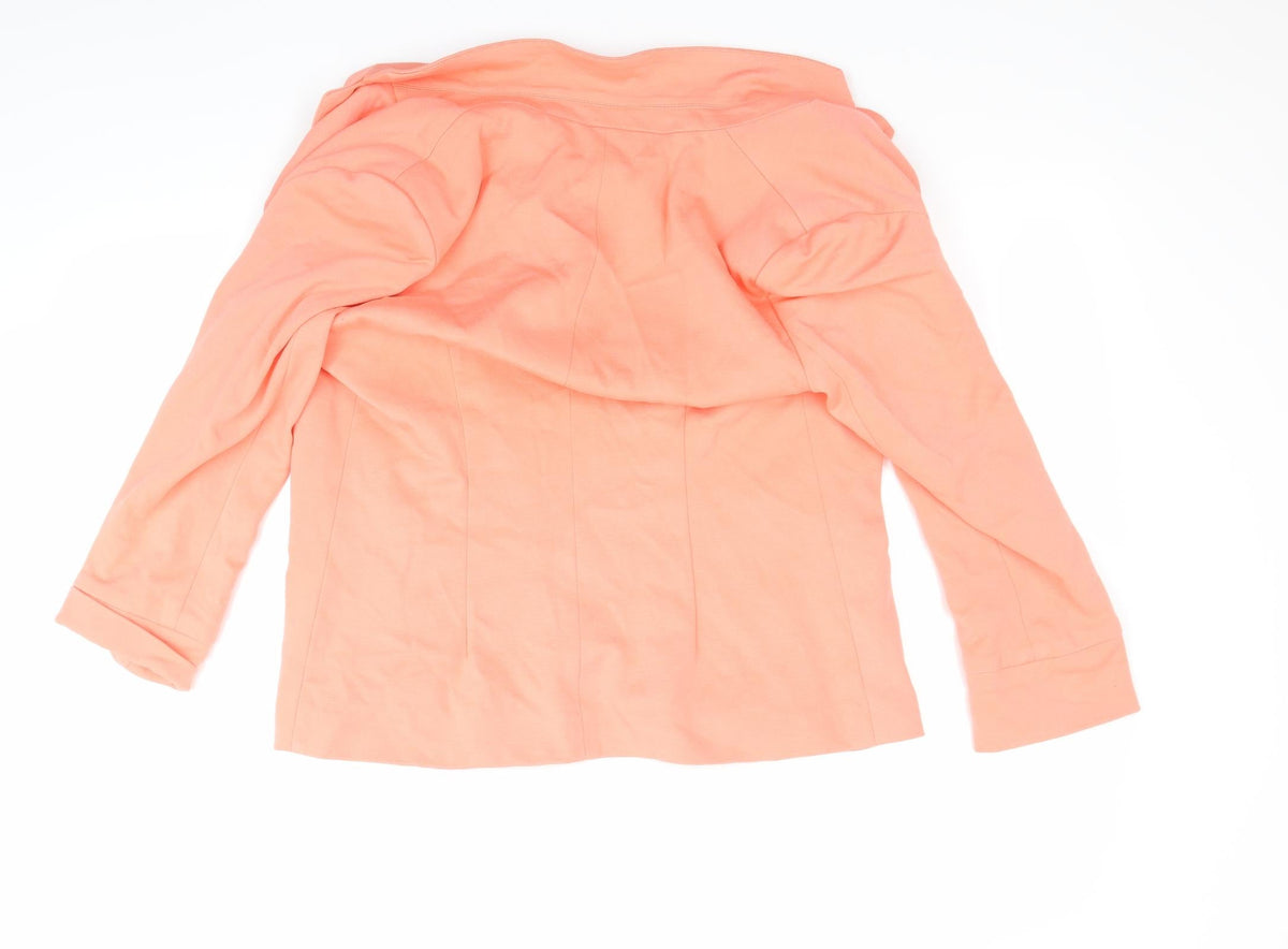 Womens UK Size 12 Evita Orange Jacket