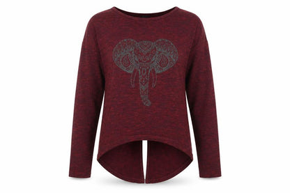 Kylie Girls Red  Knit Pullover Jumper Size 13 Years