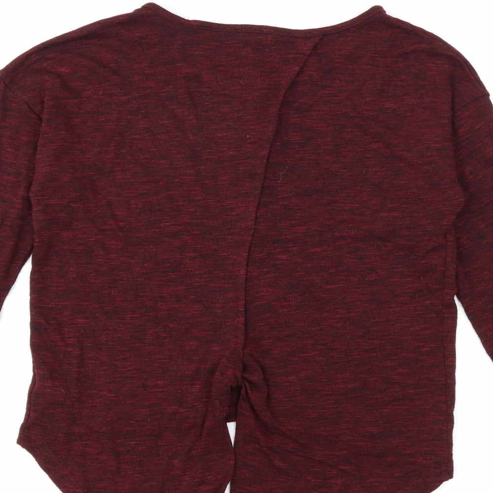 Kylie Girls Red  Knit Pullover Jumper Size 13 Years