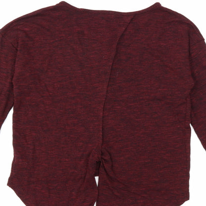 Kylie Girls Red  Knit Pullover Jumper Size 13 Years