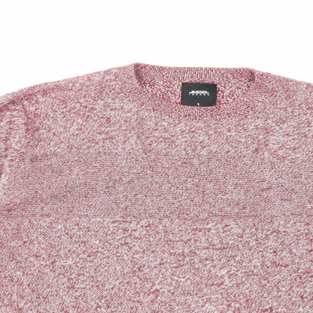 Burton Mens Red  Knit Pullover Jumper Size S