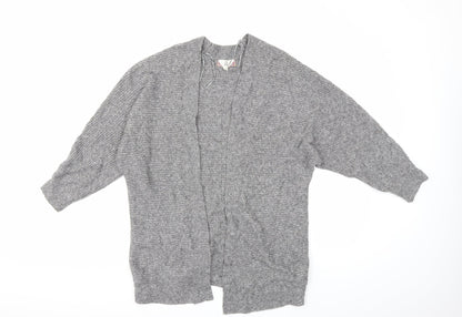 Pink Rose Womens Grey  Knit Cardigan Jumper Size S