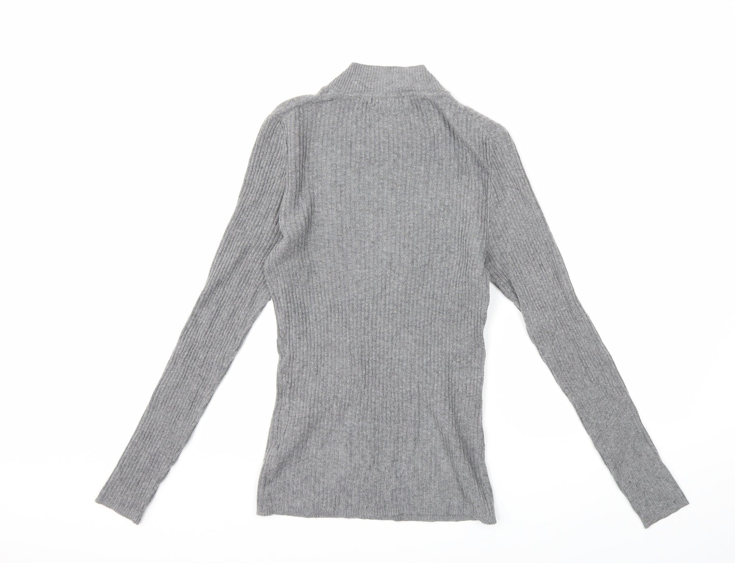 Primark Womens Grey  Knit Pullover Jumper Size 12