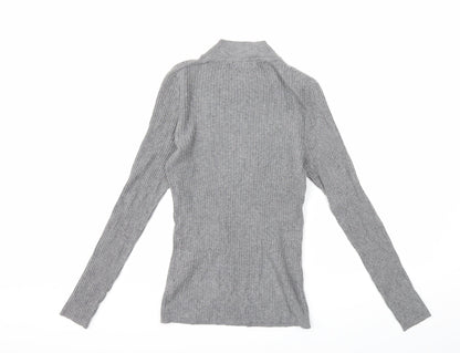 Primark Womens Grey  Knit Pullover Jumper Size 12