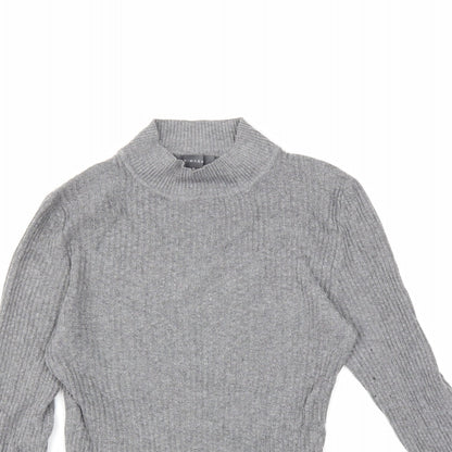 Primark Womens Grey  Knit Pullover Jumper Size 12