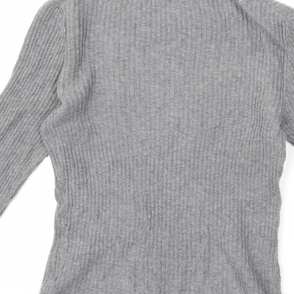 Primark Womens Grey  Knit Pullover Jumper Size 12