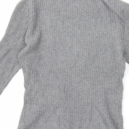 Primark Womens Grey  Knit Pullover Jumper Size 12