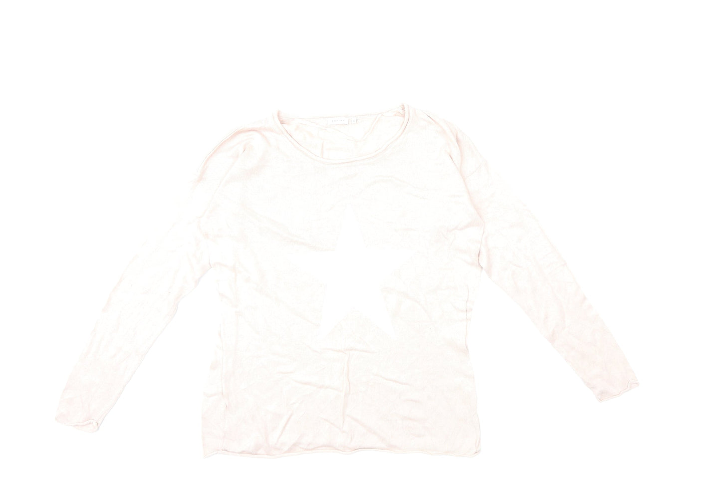 Costes Womens Beige  Knit Pullover Jumper Size M  - STAR