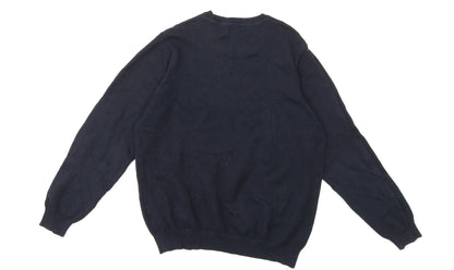 Marks and Spencer Mens Blue  Knit Pullover Jumper Size L