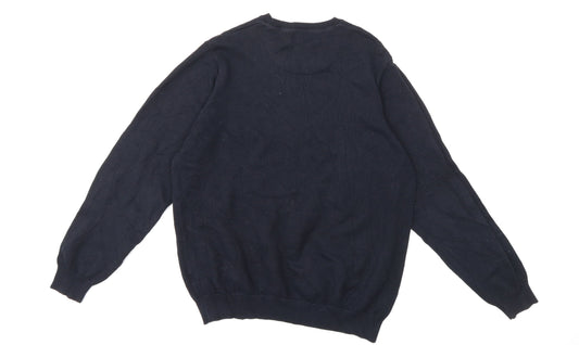 Marks and Spencer Mens Blue  Knit Pullover Jumper Size L