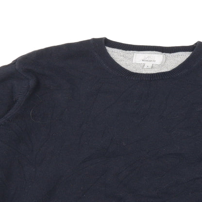 Marks and Spencer Mens Blue  Knit Pullover Jumper Size L