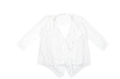 Marks and Spencer Womens Grey  Knit Cardigan Jumper Size 8