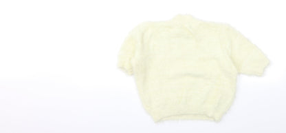 Atmosphere Womens Yellow  Knit Pullover Jumper Size 8
