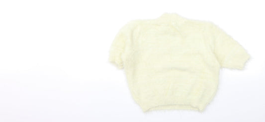 Atmosphere Womens Yellow  Knit Pullover Jumper Size 8
