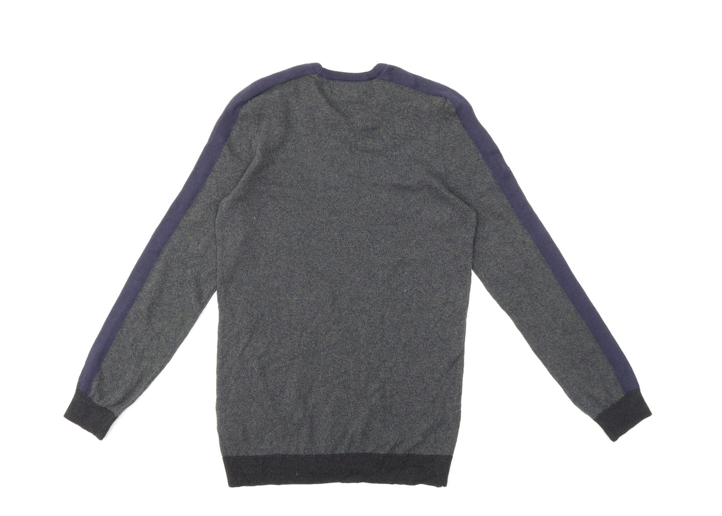 Marks and Spencer Mens Grey  Knit Pullover Jumper Size XS