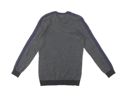 Marks and Spencer Mens Grey  Knit Pullover Jumper Size XS
