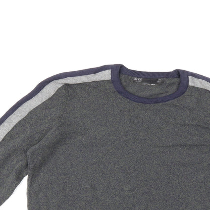 Marks and Spencer Mens Grey  Knit Pullover Jumper Size XS