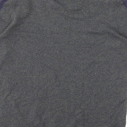 Marks and Spencer Mens Grey  Knit Pullover Jumper Size XS