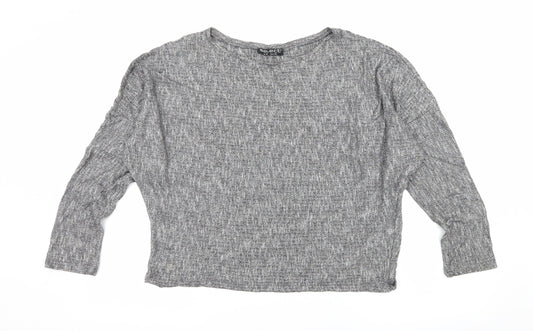 Select Womens Grey  Knit Pullover Jumper Size 12