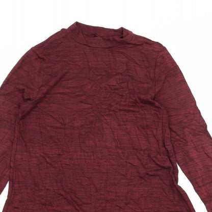 Divided by H&M Womens Red  Jersey Skater Dress  Size 10