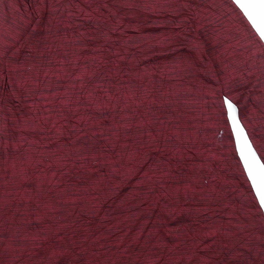 Divided by H&M Womens Red  Jersey Skater Dress  Size 10