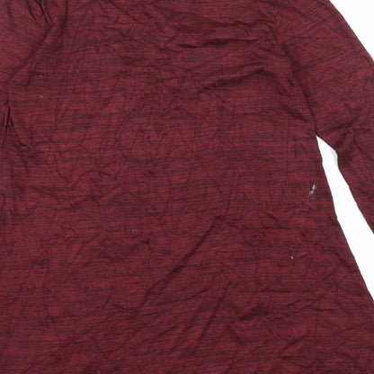 Divided by H&M Womens Red  Jersey Skater Dress  Size 10