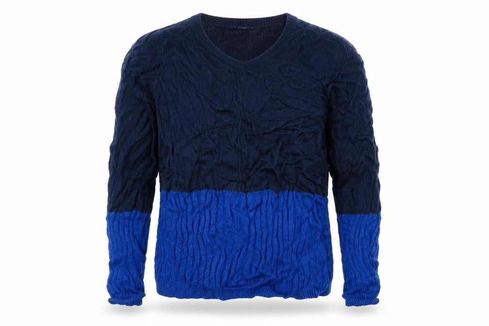 Tu Womens Blue  Knit Pullover Jumper Size 14