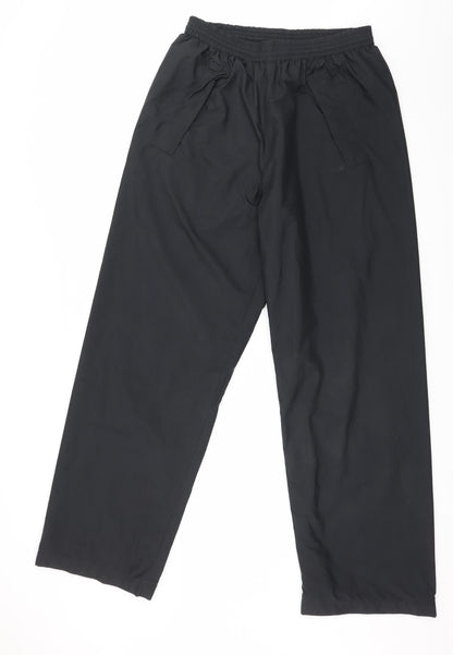 Oakmont Mens Black   Rain Trousers Trousers Size 31 in L29 in