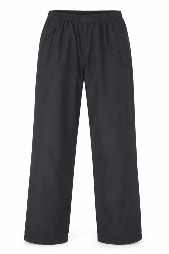 Mens UK Size 31 in Oakmont Regular Fit Rain Trousers Black Trousers