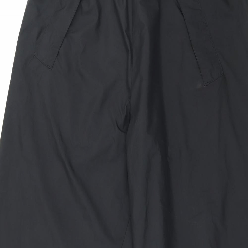 Oakmont Mens Black   Rain Trousers Trousers Size 31 in L29 in