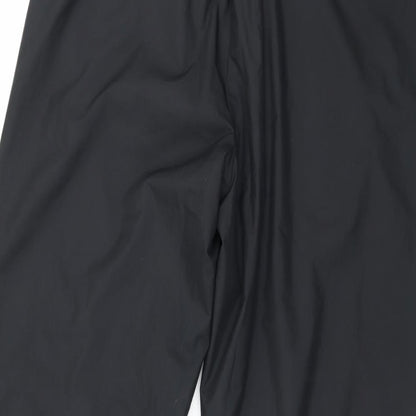 Oakmont Mens Black   Rain Trousers Trousers Size 31 in L29 in