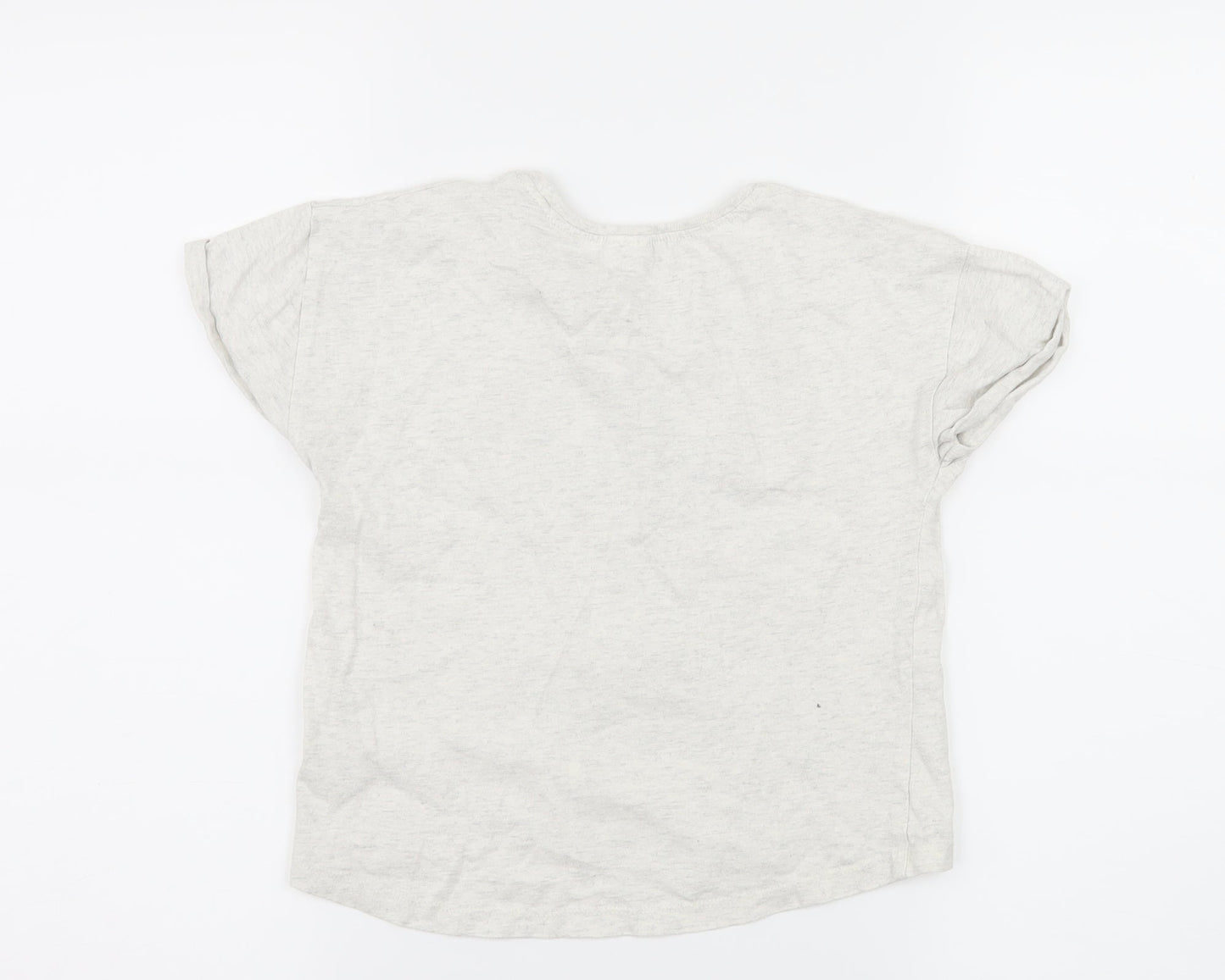 NEXT Girls Green  Jersey Basic T-Shirt Size 3-4 Years  - I Have Super Powers