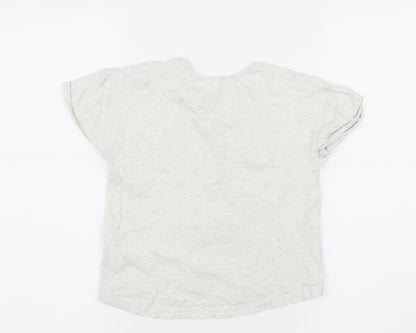 NEXT Girls Green  Jersey Basic T-Shirt Size 3-4 Years  - I Have Super Powers