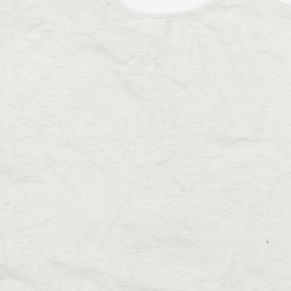 NEXT Girls Green  Jersey Basic T-Shirt Size 3-4 Years  - I Have Super Powers