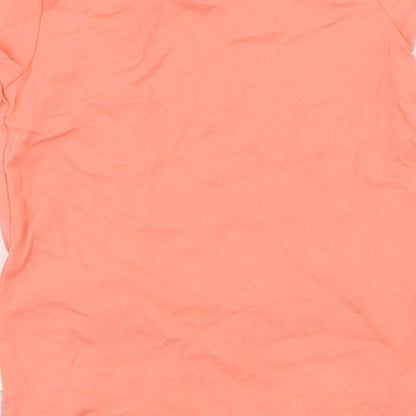 Nutmeg Girls Orange  Jersey Basic T-Shirt Size 5-6 Years  - Cat