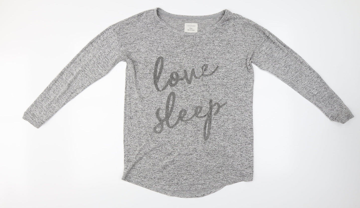 Boux Avenue  Womens Grey   Basic T-Shirt Size S