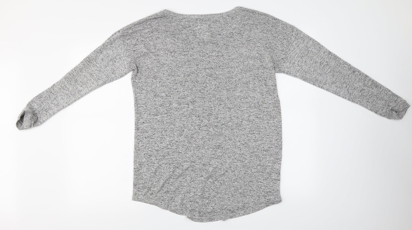 Boux Avenue  Womens Grey   Basic T-Shirt Size S