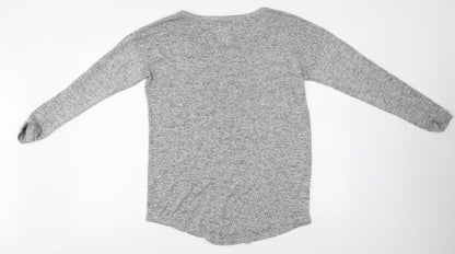 Boux Avenue  Womens Grey   Basic T-Shirt Size S
