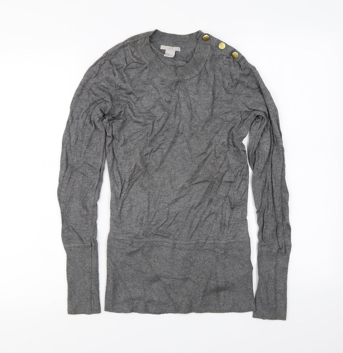 H&M  Womens Grey   Pullover Jumper Size M