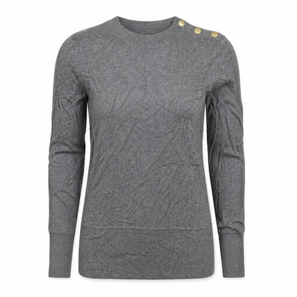 H&M  Womens Grey   Pullover Jumper Size M