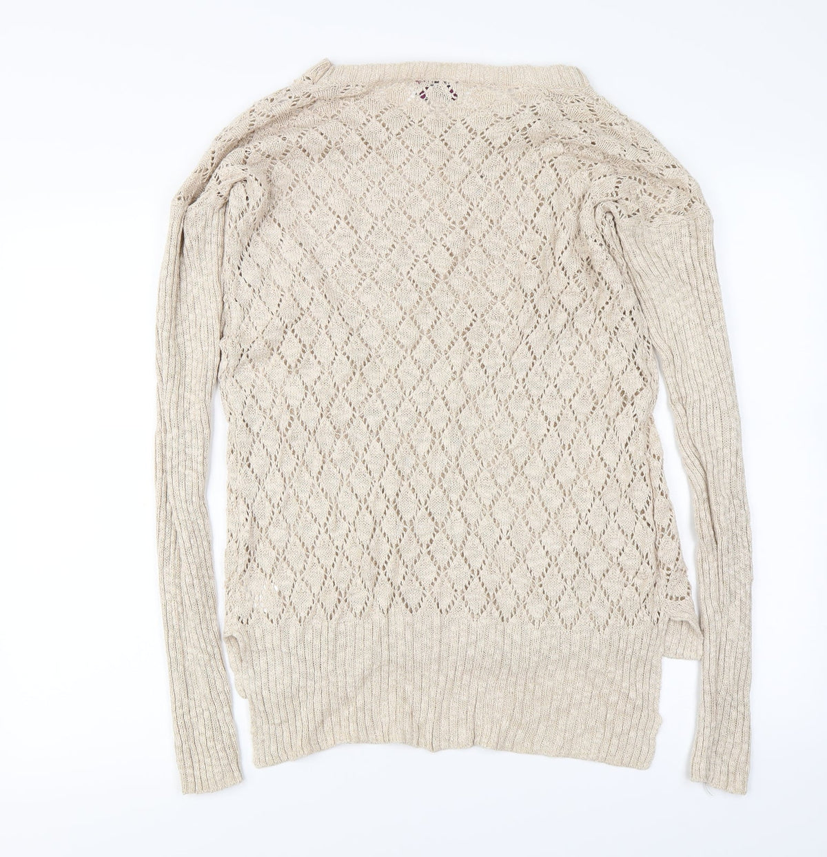 Hoxton Chic  Womens Beige   Pullover Jumper Size 12