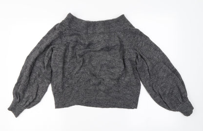 H&M  Womens Grey   Pullover Jumper Size S