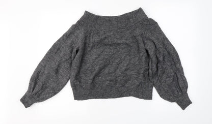 H&M  Womens Grey   Pullover Jumper Size S