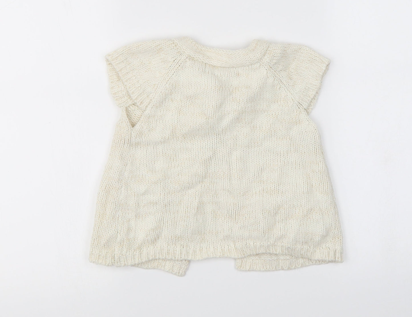 a 58 girls Girls Ivory   Cardigan Jumper Size 3 Years