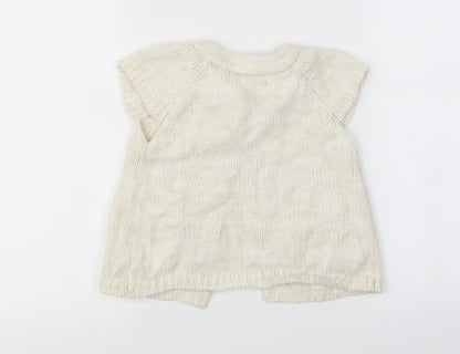 a 58 girls Girls Ivory   Cardigan Jumper Size 3 Years