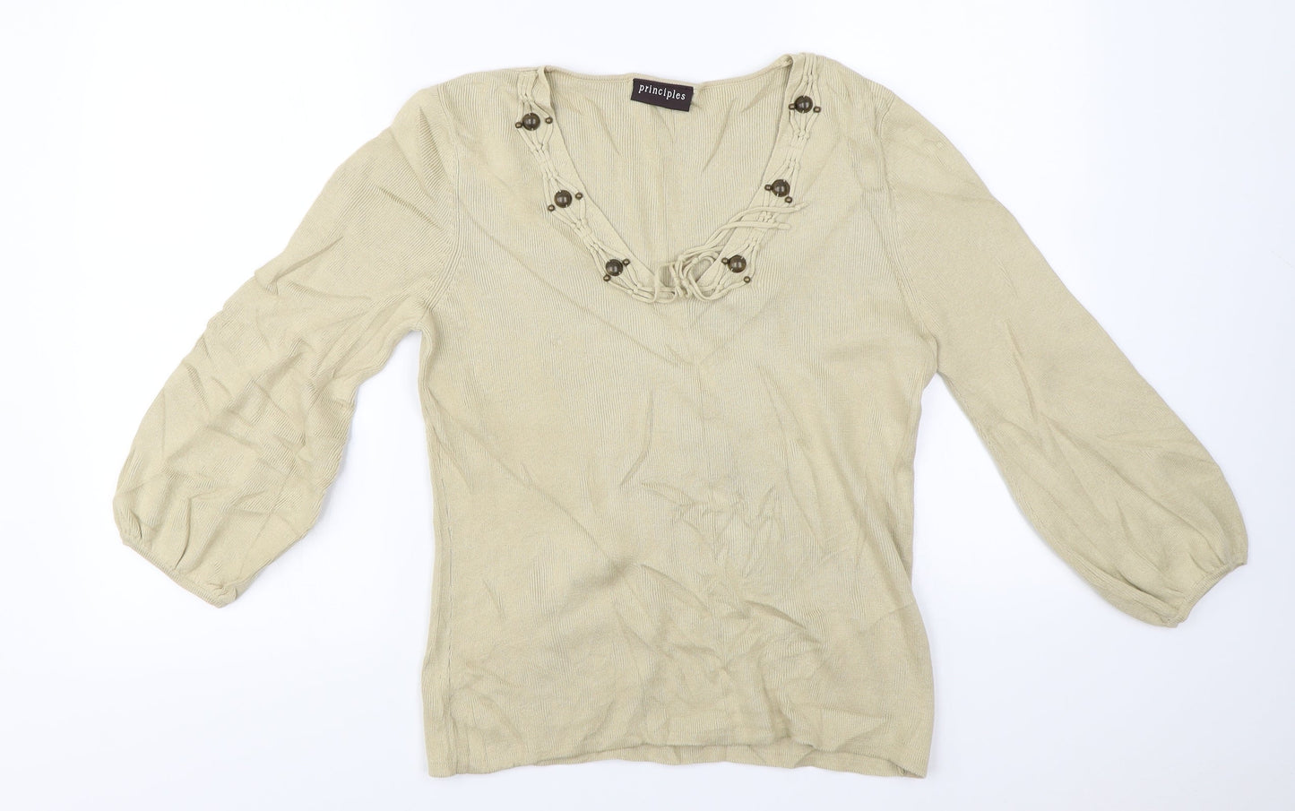 Principles  Womens Beige   Pullover Jumper Size 14