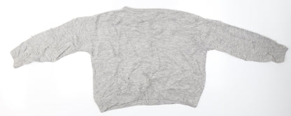 H&M Womens Grey   Pullover Jumper Size S