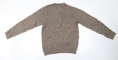 Preworn Mens Brown   Pullover Jumper Size XS